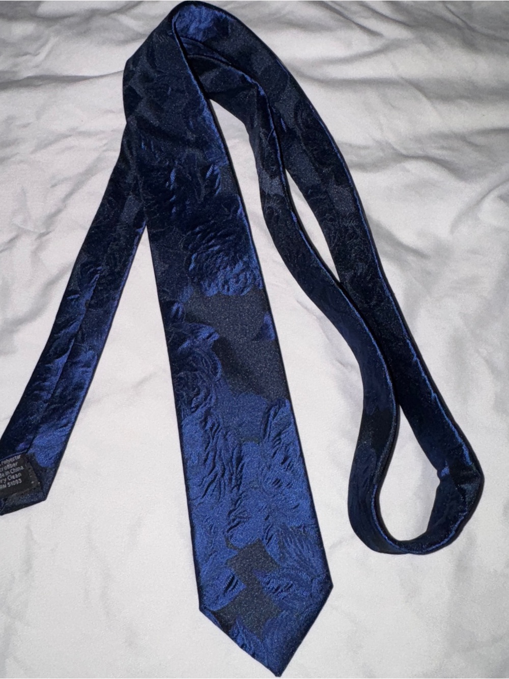 Men's Blue Tie - Classic Navy